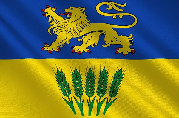 WOLFENBUETTEL zászlaja Alsó-Szászországban, Németország — Stock Fotó