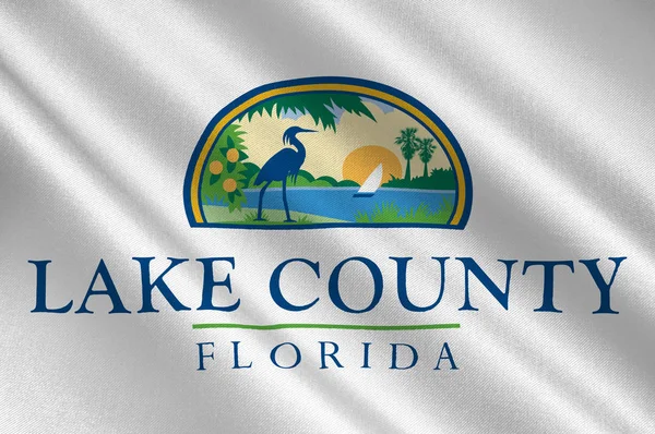 Escudo de armas del Condado de Lake en Florida, EE.UU. — Foto de Stock