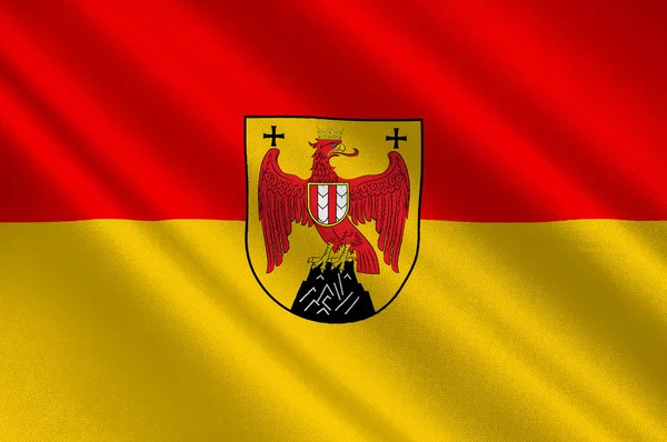 Flag of Burgenland in Austria — Stock Photo, Image