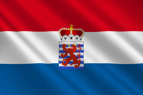 Флаг Люксембурга в Бельгии — стоковое фото