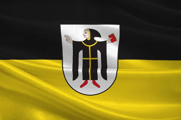 Bandera de Múnich es la capital del estado alemán de Bavari — Foto de Stock