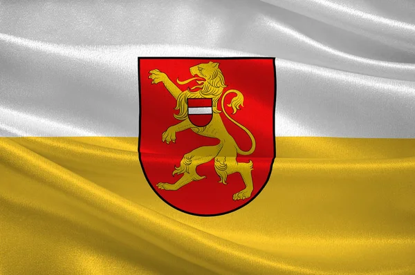 Flagge von Bauska in Lettland — Stockfoto