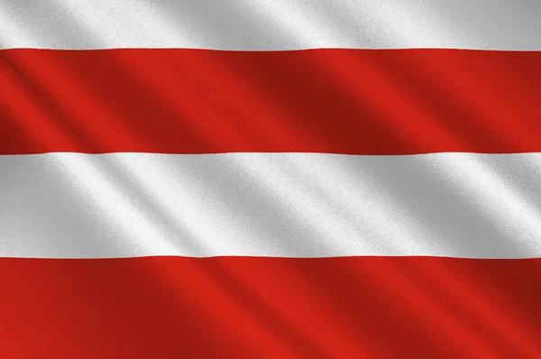 Flagge von Brno in der südmährischen Region der Tschechischen Republik — Stockfoto