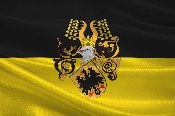 Flag of Nordhausen in Thuringia in Germany — Stock Photo, Image