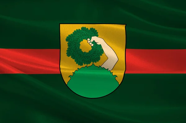 Vlag van Talsi town in Koerland in Letland — Stockfoto
