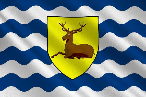 Ingiltere içinde Hertfordshire bayrağı — Stok fotoğraf