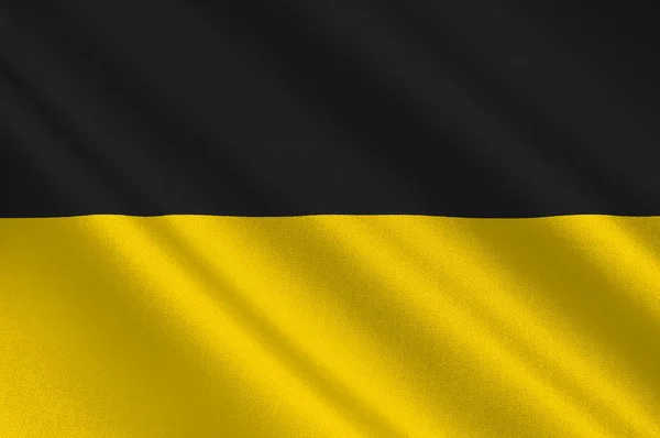 Flag of Aachen city in North Rhine-Westphalia, Germany — Stock Photo, Image