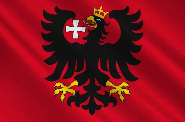 Vlag van Wetzlar (Lahn-Dill), Duitsland — Stockfoto