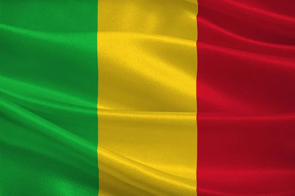 马里共和国国旗 — 图库照片