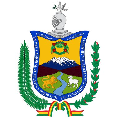 Bolivya Plurinational devlet La Paz silah Coat