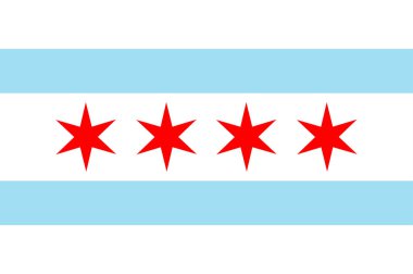 Illinois, Amerika Birleşik Devletleri içinde Chicago bayrağı