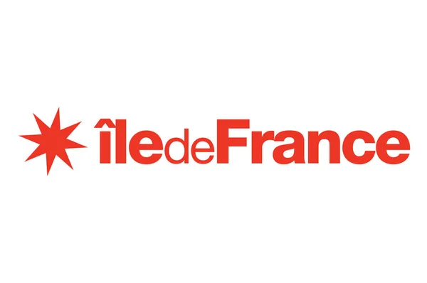 Bandeira de Ile-de-France, França — Vetor de Stock