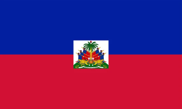 Bandeira da República do Haiti — Vetor de Stock