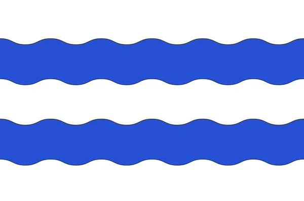 Bandeira de Nanterre em Hauts-de-Seine, Francia —  Vetores de Stock
