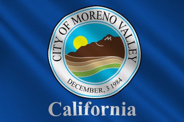 California, Amerika Birleşik Devletleri içinde Moreno Vadisi bayrağı