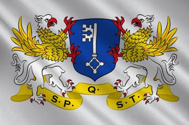 Lower Saxony, Almanya noktasındaki Stade bayrağı