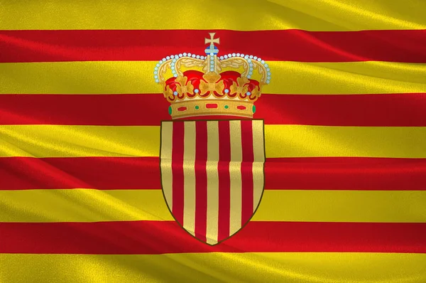 Bandera de Cataluña de España . — Foto de Stock