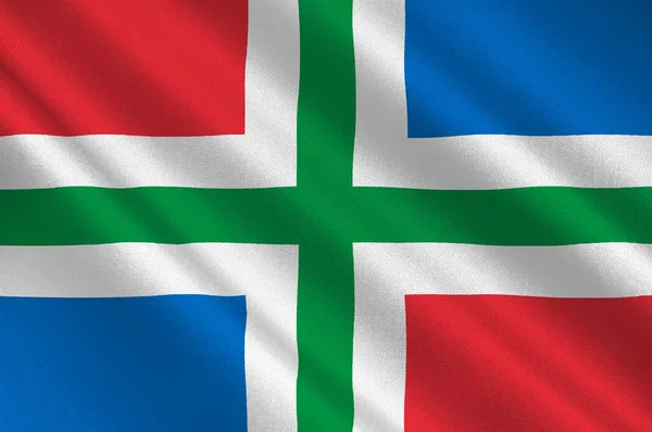 グローニンゲン、オランダの旗 — ストック写真
