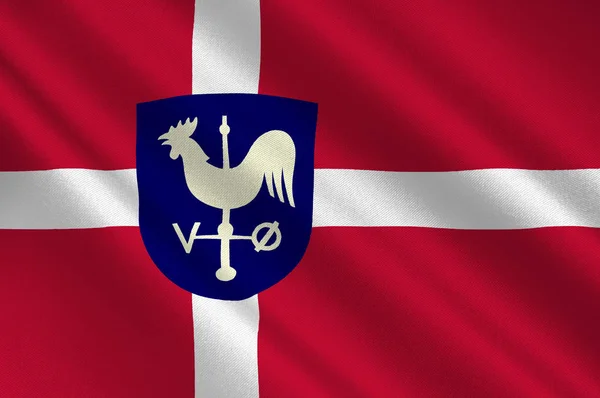 Σημαία της Albertslund είναι ένας Δήμος στη Δανία — Φωτογραφία Αρχείου