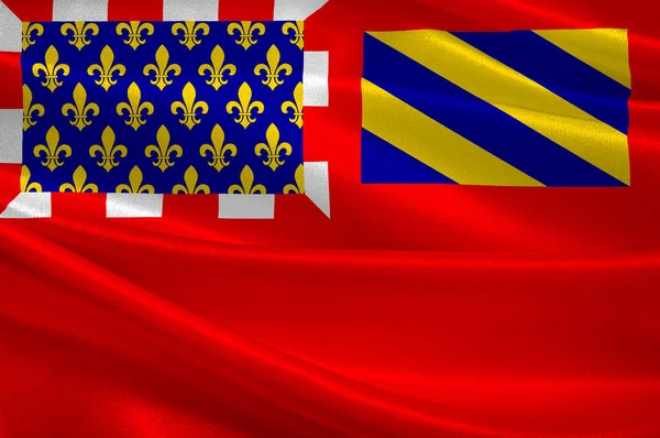 Flag of Dijon in Cote-dOr in Burgundy, France — Stock Photo, Image