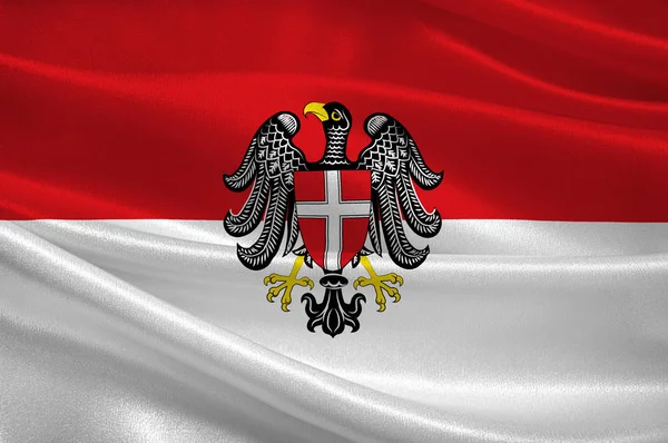 オーストリアのウィーンの国旗 — ストック写真