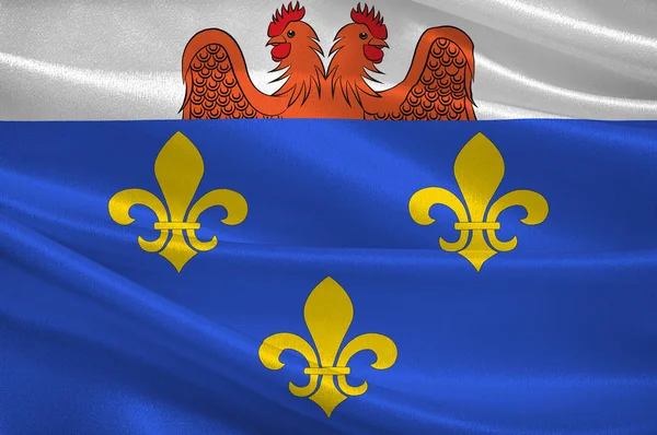 Флаг Версаля в Ивелине в Иль-де-Франс, Франция — стоковое фото