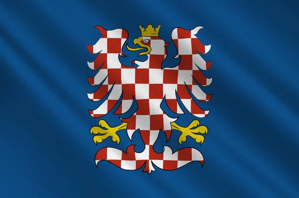 Flag of Moravia in Czech Republic — Stock Photo, Image