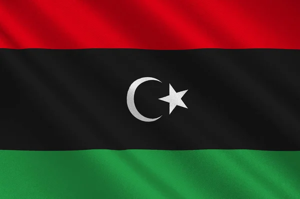 Flagga Libyen — Stockfoto