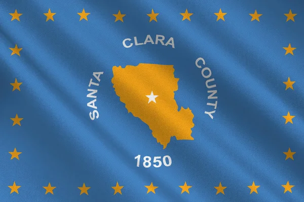 Bandeira de Santa Clara in California, Estados Unidos — Fotografia de Stock