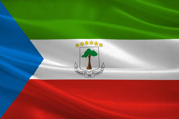 Vlag van Equatoriaal-Guinea — Stockfoto