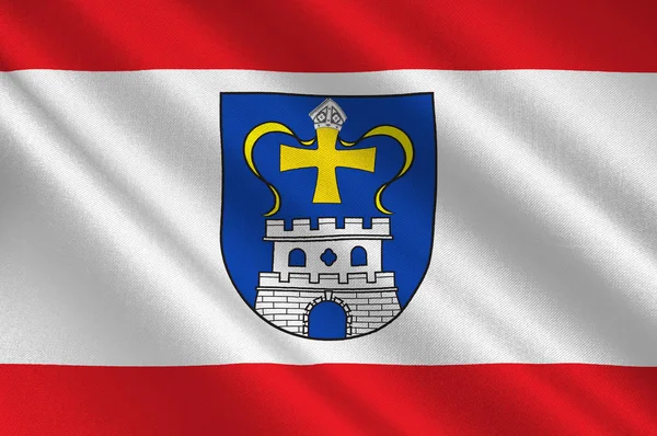 Ostholsteins flagga i Schleswig-Holstein i Tyskland — Stockfoto