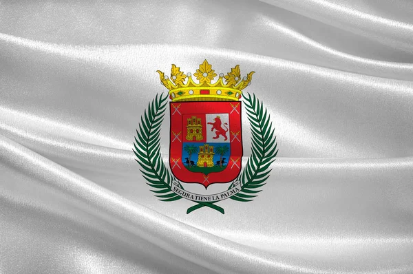 Флаг Лас-Пальмас-де-Гран-Канария Канарских островов — стоковое фото