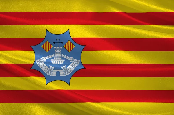 Bandera de Menorca de las Islas Baleares en España — Foto de Stock