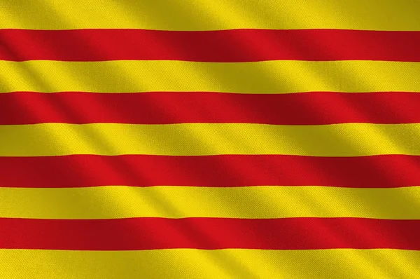Bandera de Cataluña de España . — Foto de Stock