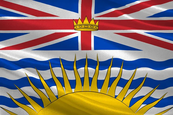 Flag of British Columbia in Canada