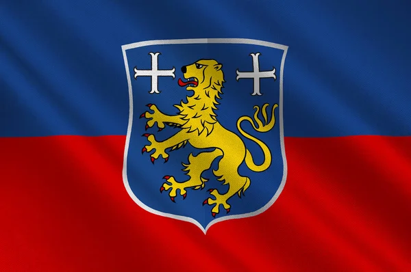 Vlag van Friesland in Nedersaksen — Stockfoto
