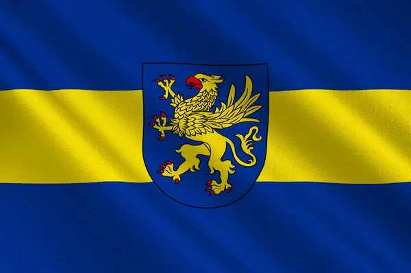 Fahne der Balzer in Liechtenstein — Stockfoto