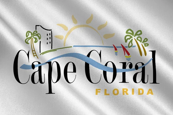 Escudo de armas de Cape Coral en Florida, EE.UU. — Foto de Stock