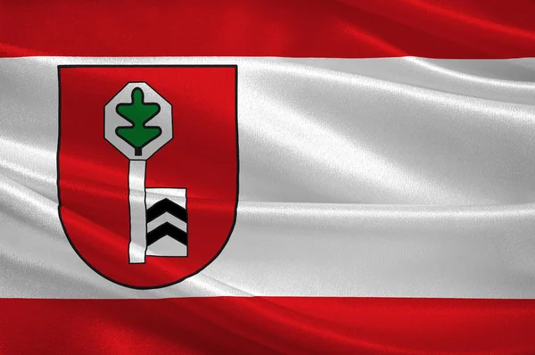 Velberts flagga i Nordrhein-Westfalen, Tyskland — Stockfoto