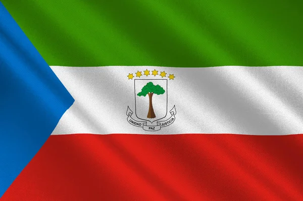 Vlag van Equatoriaal-Guinea — Stockfoto