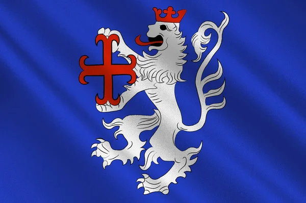 Прапор Гаєлін-Пірмонт в Нижній Саксонії, Німеччина — стокове фото