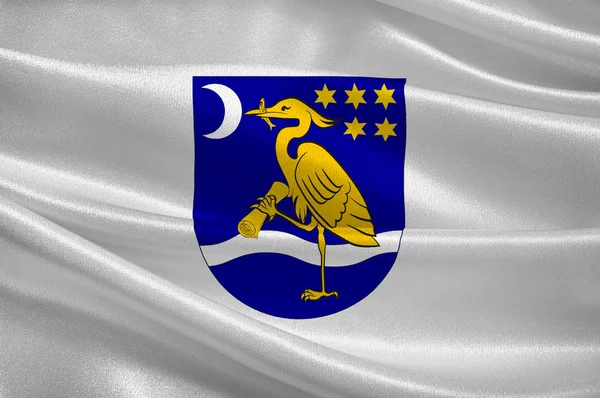 Флаг Славонски-Брода в Брод-Посавинском уезде Хорватии — стоковое фото