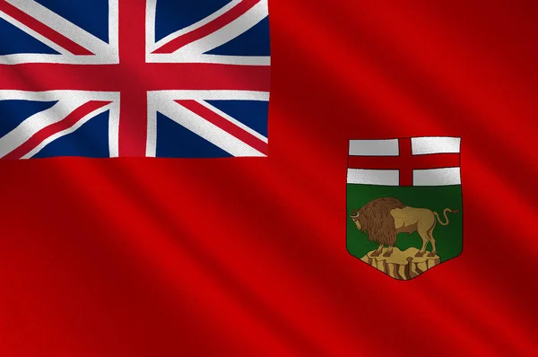 Vlag van Manitoba in Canada — Stockfoto