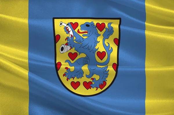 Vlag van Gifhorn in Nedersaksen — Stockfoto
