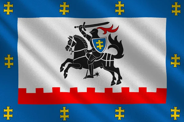 Bandera del Condado de Panevezys en Lituania — Foto de Stock