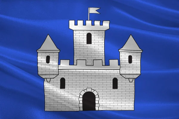 Прапор Ларентьє в Ардече Овернь-Рона-Альпи — стокове фото