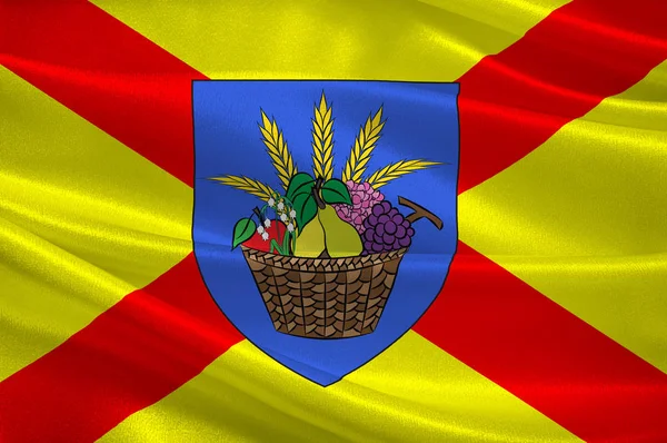 Flagge von bobigny in seine-saint-denis, Frankreich — Stockfoto