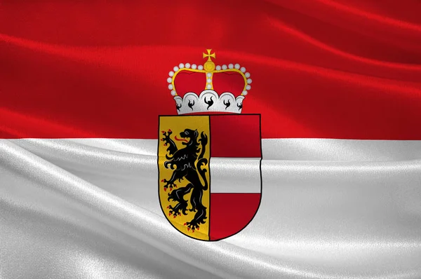 Flagge von Salzburg in Österreich — Stockfoto