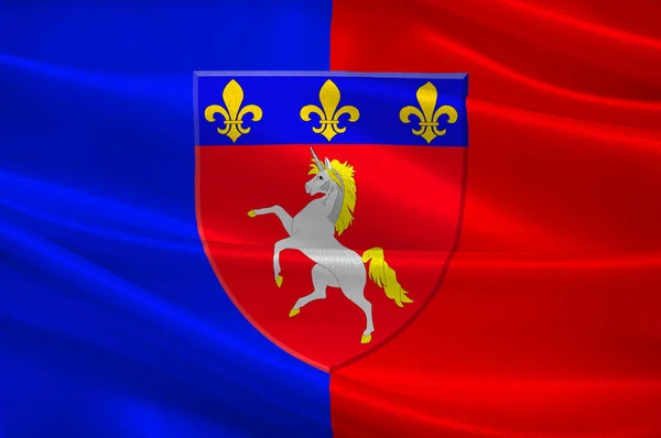 Bandera de Saint-Lo es una región de Francia — Foto de Stock