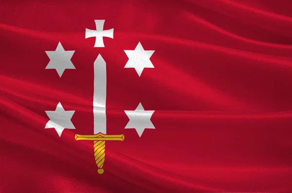 Flag of Haarlem, Netherlands — Stock Photo, Image